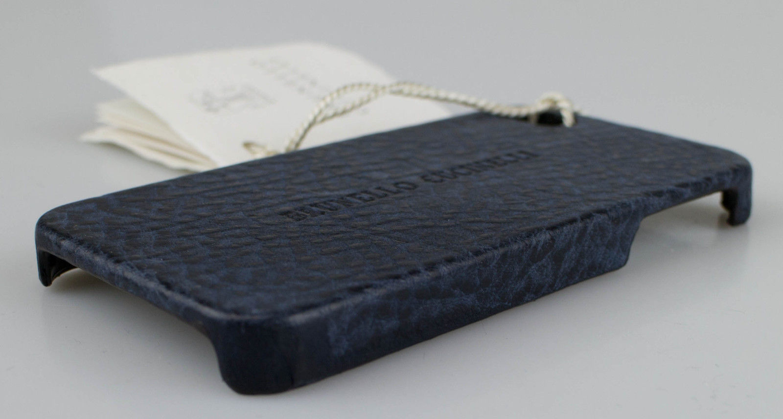 brunello cucinelli iPhoneケース　タブレットケース New BRUNELLO CUCINELLI Brown Pebbled Leather Iphone Case