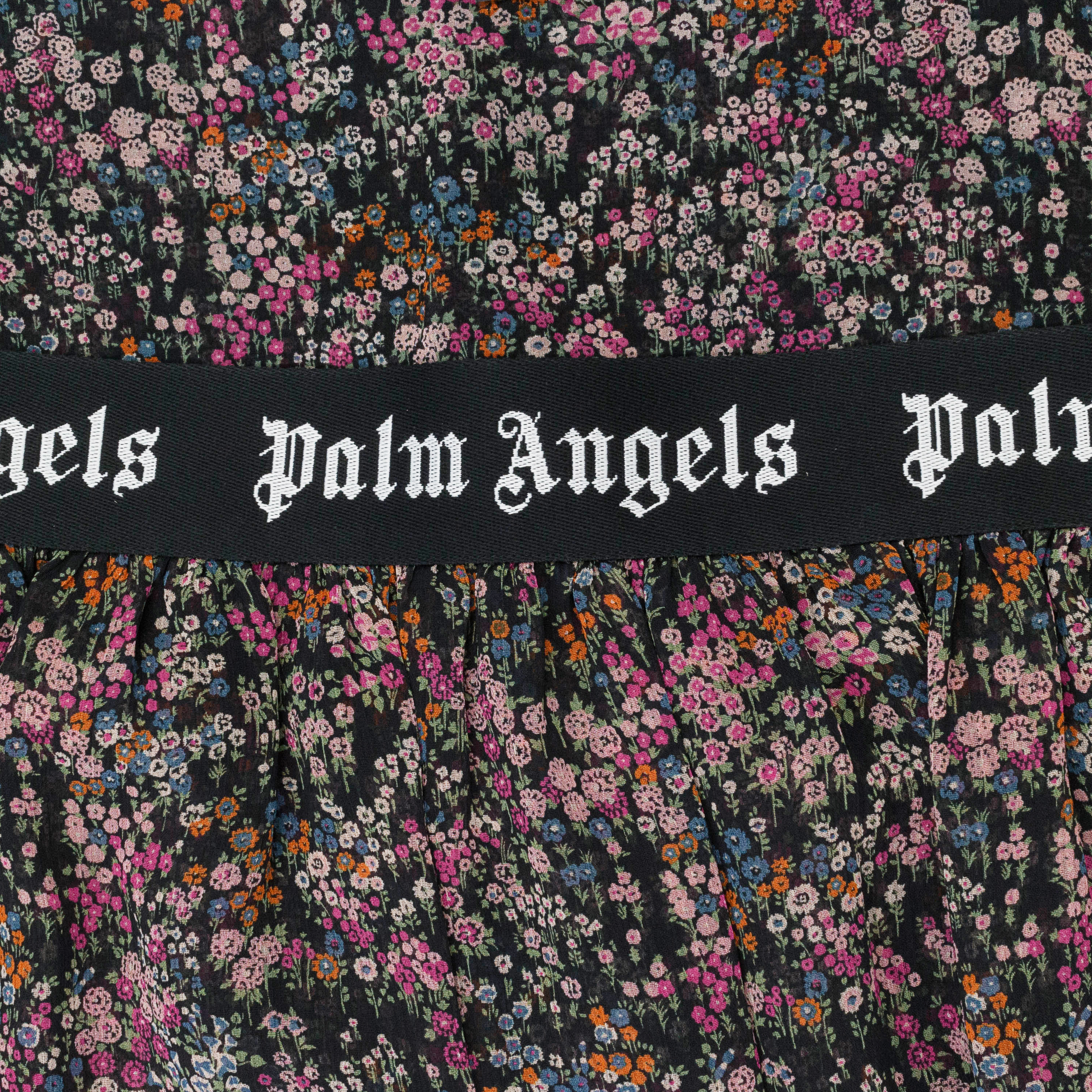 ワンピース PALM ANGELS Woman Dress Mint PWDB227S24FAB001 5151 Palm Angels sunset-print Midi Dress | Purple | FARFETCH