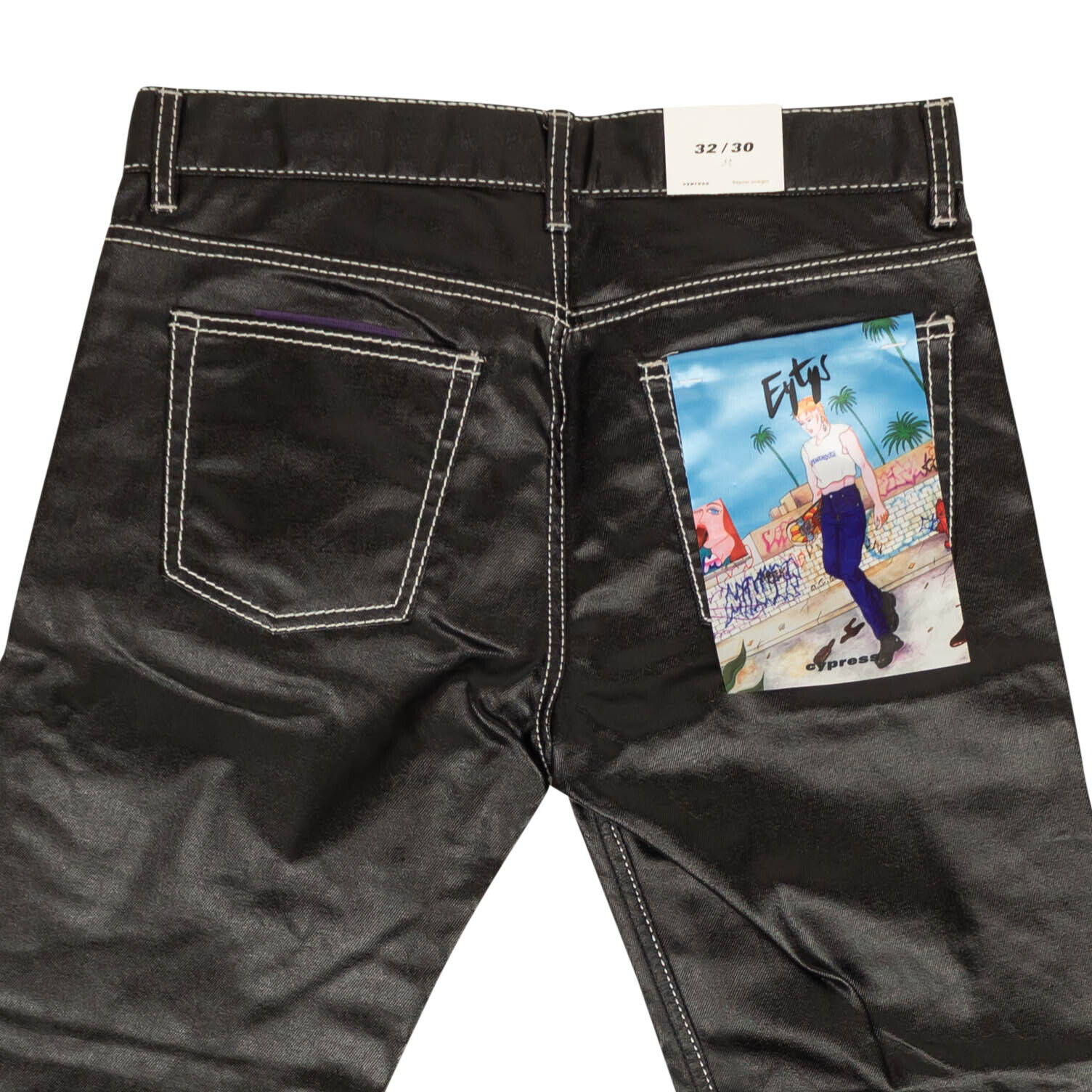 NWT EYTYS CYPRESS TAR BLACK STRAIGHT FIT JEANS SIZE 26 $260